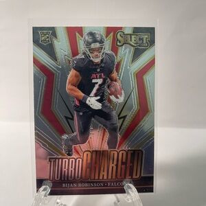 2023 Panini Select Turbo Charged Bijan Robinson